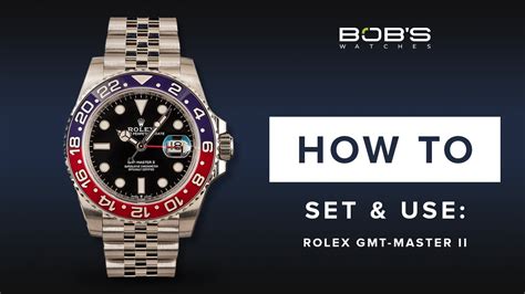 rolex gmt-master how to set the fourth hand|bob's Rolex gmt set time.